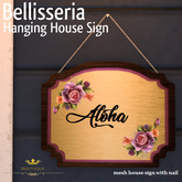 Bellisseria ALOHA Hanging House Sign (BX)