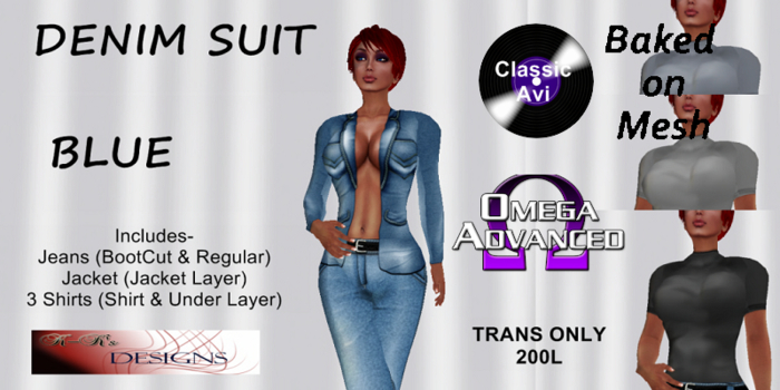 Denim Suit Blue