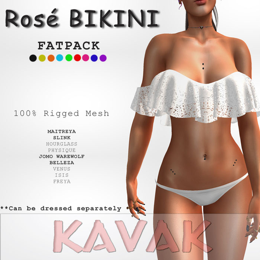 KAVAK - Rose Bikini FATPACK