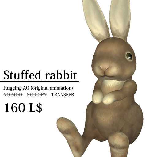 =Feather=Stuffed Rabbit Type-A(Chestnut)