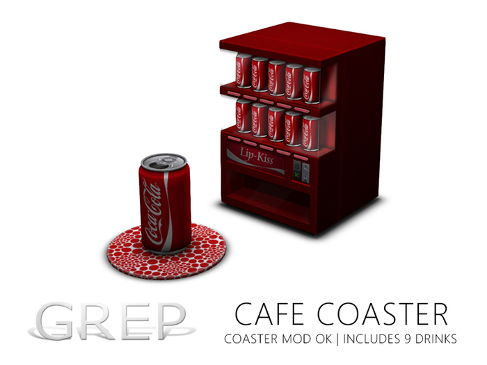*+:. GREP .:+* Cafe Coaster