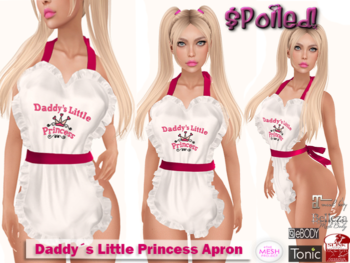::$poiled:: Daddys Little Princess Apron