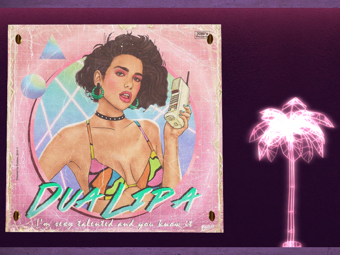 DUALIPA (1986) POSTER & FRAME