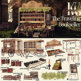 KraftWork The Traveling Bookseller . Wagon RARE