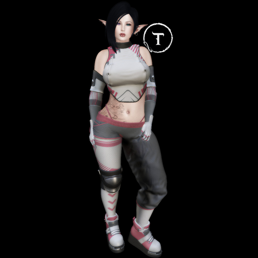 4 Piece - Stoic - Cyber Null *Pink* - Set - Maitreya