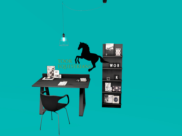 HIDEKI - B/W Desk Set - RARE