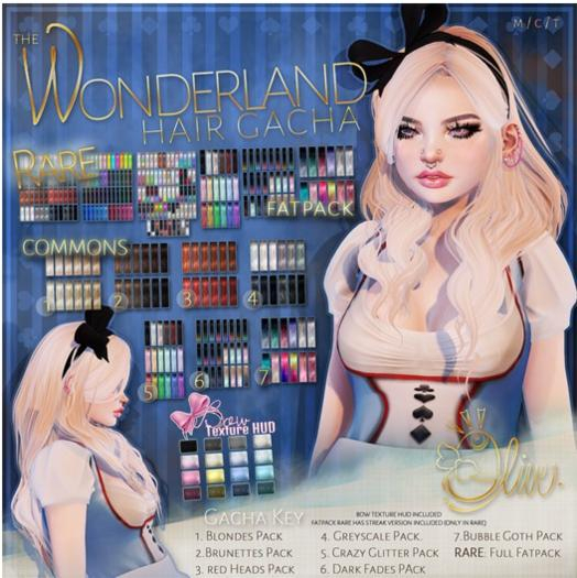.Olive. the Wonderland Hair - Crazy Glitter [Rez Me*]