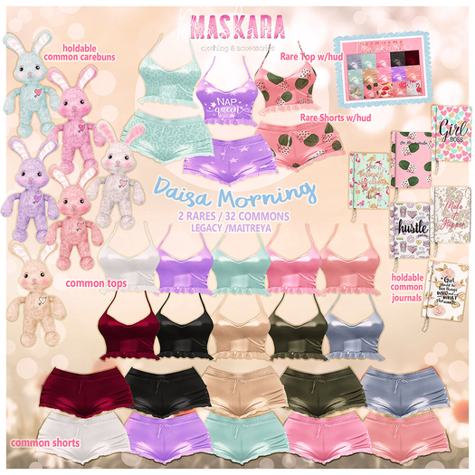 {MasKara}Daisa Morning Top/peach - Maitreya