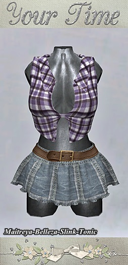 Country Outfit Purple