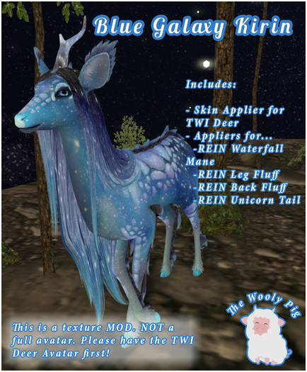 [WP] TWI Deer Blue Galaxy Kirin