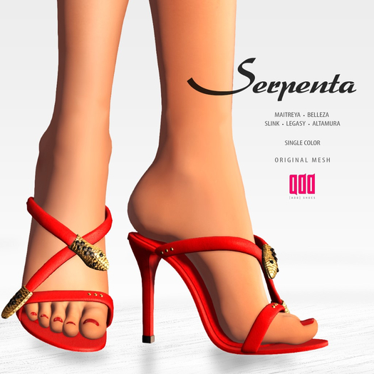 20121 [ADD] Serpenta Shoes - Red
