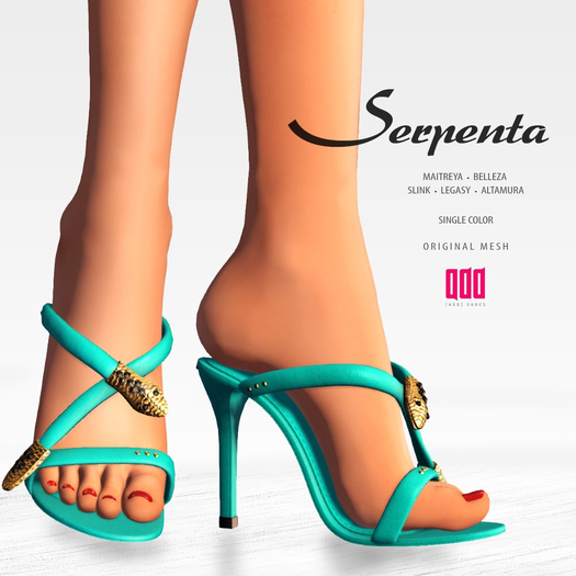 20124 [ADD] Serpenta Shoes - Turquoise