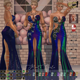 Son!a-Edge MonteCarlo Fitted mesh Formal Dress Royal