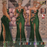 Son!a-Edge MonteCarlo Fitted mesh Formal Dress Jade
