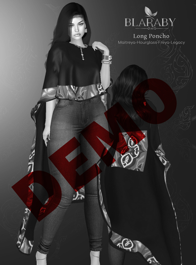 [BLARABY] Long Poncho[DEMO]