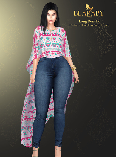 [BLARABY] Long Poncho[Fwanes]