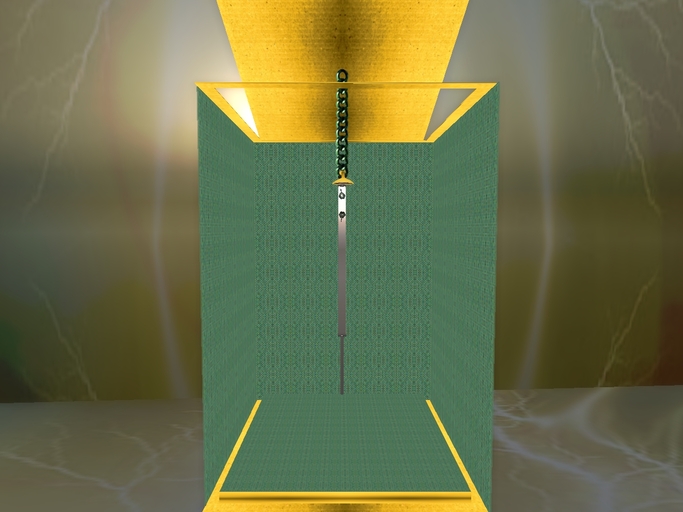 EWING CREATIVE - Green-Paperboard-Glass Shower (boxed)