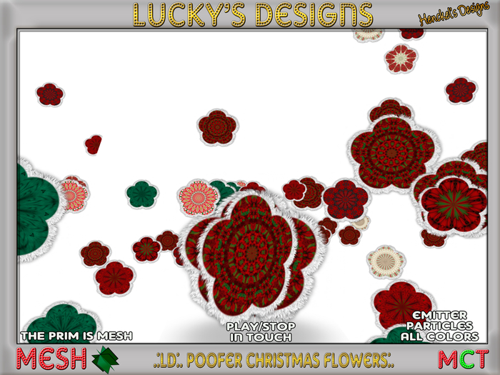 .:LD:. Poofer Christmas Flowers:.