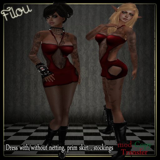 Filou cut out red