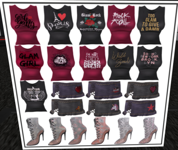 Grumble- Rocker Skirt-Star (B)