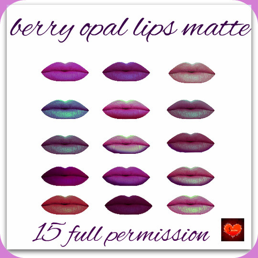 berry opal lips matte