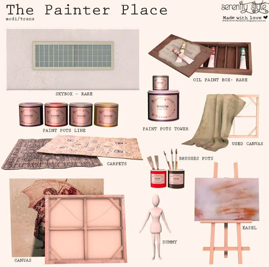 Serenity Style- The Painter Place Full Set inc 2 RARES w/Skybox