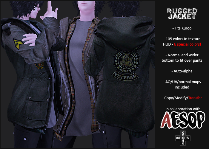 krankhaus - Kuroo - Rugged Jacket