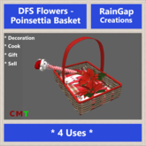 DFS Flowers - Poinsettia Basket