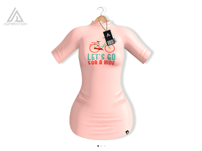 Admiration - Pastel Pink Tee Maitreya Slink Belleza