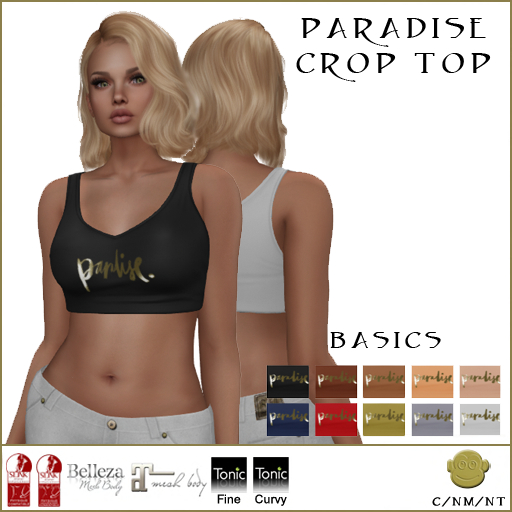 BM Paradise Crop Top Basics