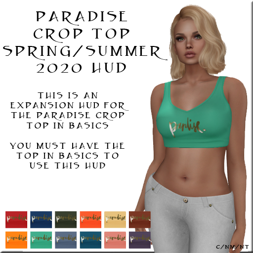 BM Paradise Crop Top SS20 HUD