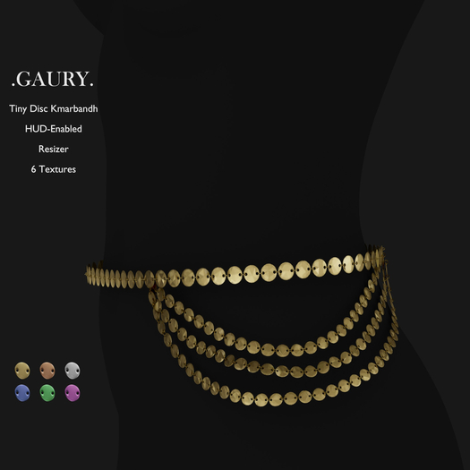 GAURY Tiny Disc  Kamarbandh -Fatpack