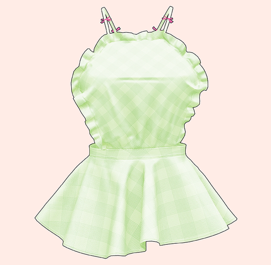 Smolfry. // Momo Dress LIME [Add Me]