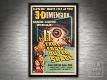It Came From Outer Space | Classic Movie Poster | Plain Mesh Frame with 6 texture options