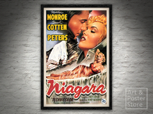Niagara | Classic Movie Poster | Plain Mesh Frame with 6 texture options