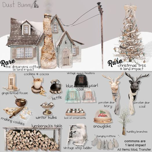 dust bunny . gingerbread house