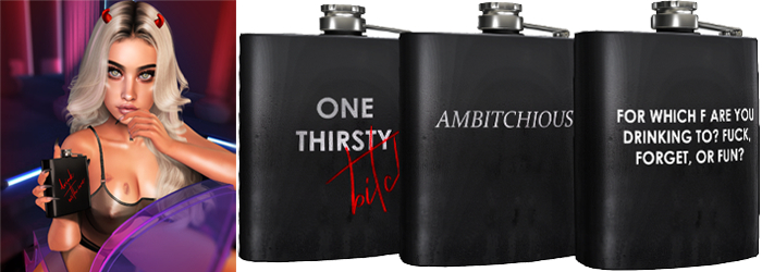 Lavish / Thirsty Flask / Black1