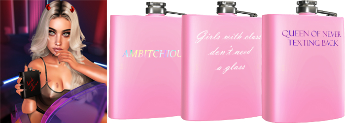 Lavish / Thirsty Flask / Rose1