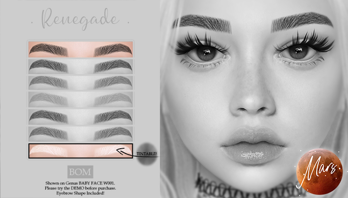 .Mars. - Renegade Brows BOM DEMO