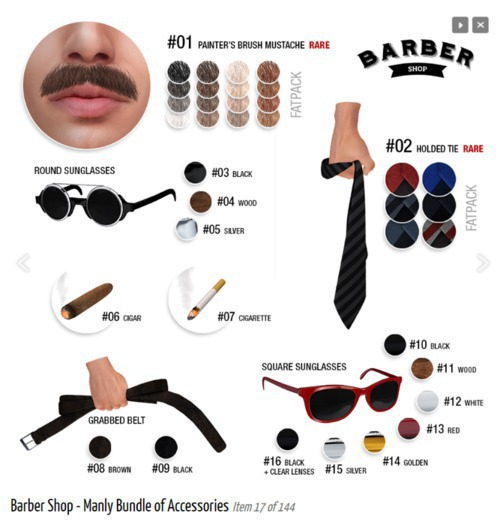 Barber Shop / 15 / Square Sunglasses / Silver