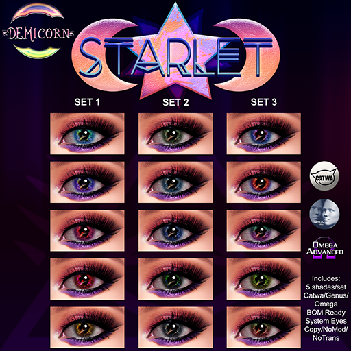 {Demicorn} Starlet Eyes - FATPACK