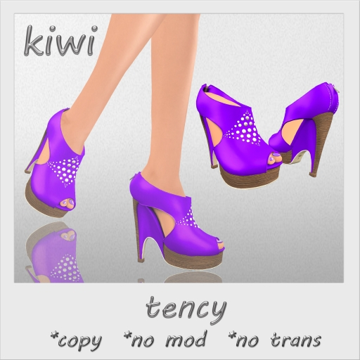 KIWI TENCY PLATFORM SHOES (PURPLE)