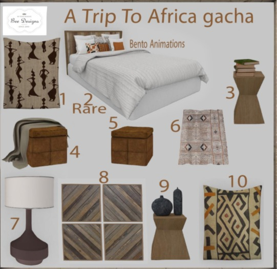 Bee Designs A Trip To Africa gacha 2 RARE