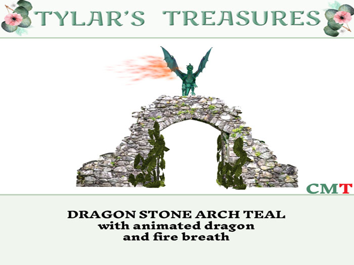 .:TT:.  DRAGON STONE ARCH TEAL  add me!