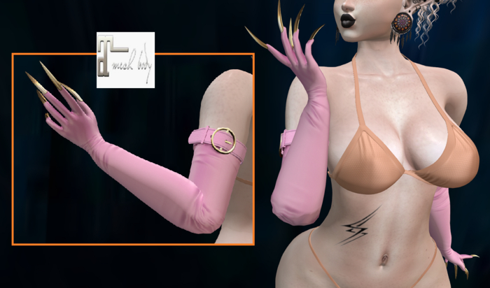 Violent Seduction - Lilith Gloves (Pink)