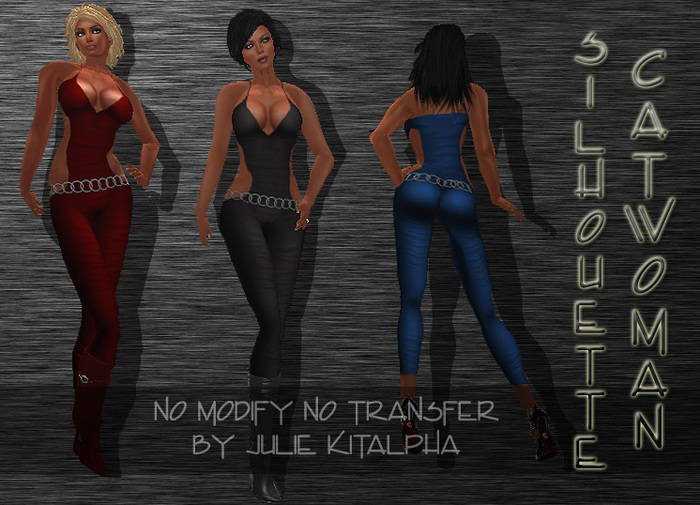 + Silhouette + CatWoman - Green