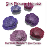 T-Spot Mesh - Silk Flower Heads - Full Perm - LI=0.5