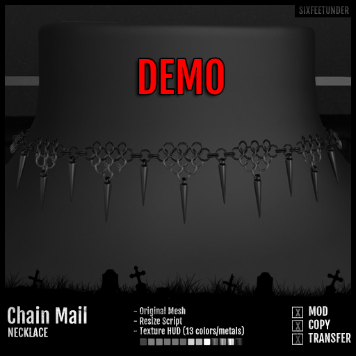 SFU - Chain Mail Necklace (DEMO)