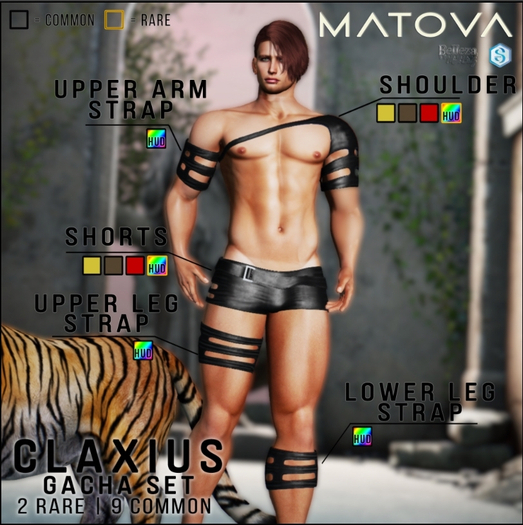 Matova - Claxius Shoulder - *REZ ME* - RED