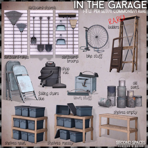 Second Space - In the Garage - Full set inc. Rares